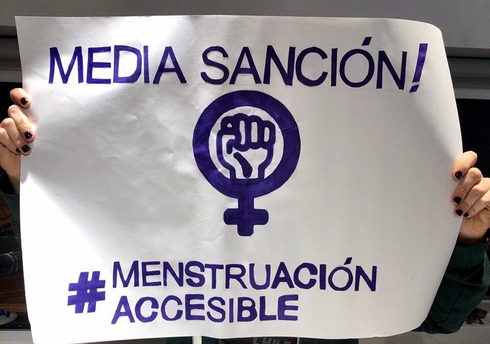 Media sanción para la provisión gratuita de productos de gestión de higiene menstrual